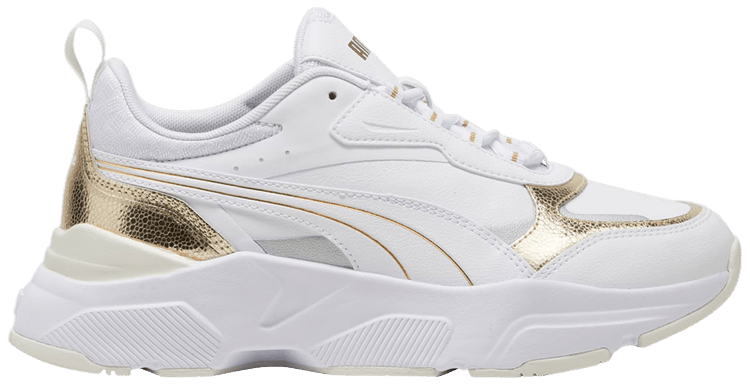 Puma Wmns Cassia Metallic Shine   White Gold