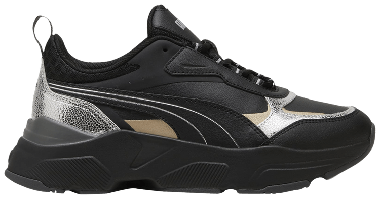 Puma Wmns Cassia Metallic Shine   Black Gold