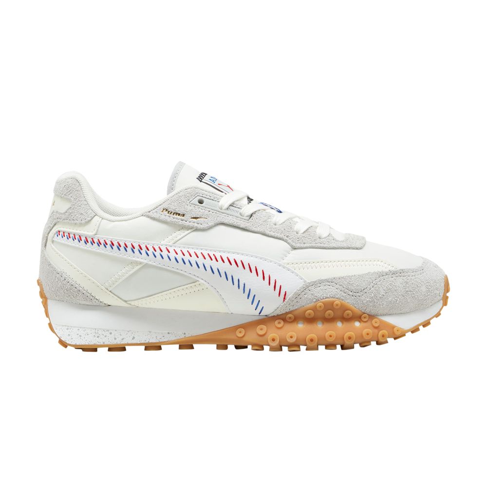 Puma Blacktop Rider Premium Athletics 'White Grey' | Men's Size 4 - 398196-01