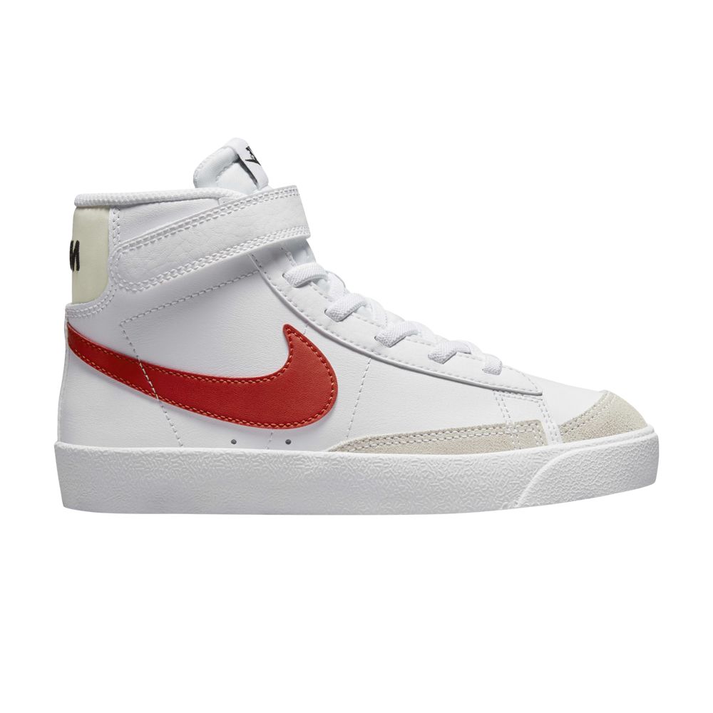 Pre-owned Nike Blazer Mid '77 Ps 'white Picante Red' | Kid's Size 11