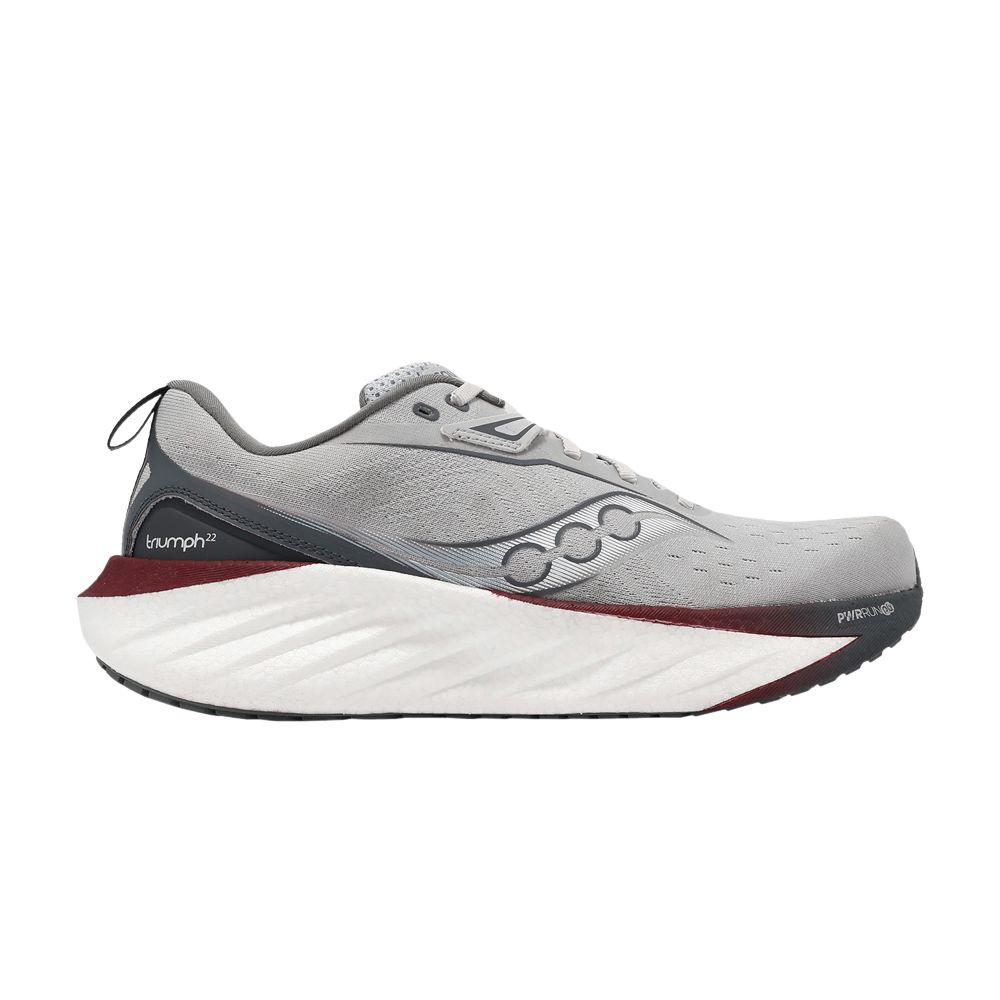 Pre-owned Saucony Triumph 22 'cloud Currant' | Grey | Men's Size 7.5 In Gray