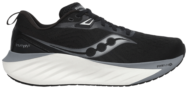 Saucony Triumph 22 Wide Black White