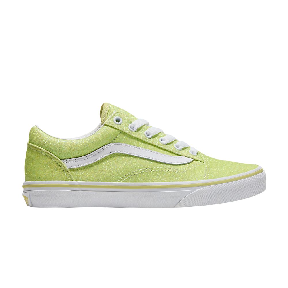 Vans Old Skool Kids 'Glitter - Lime Sherbet' | Green | Kid's Size 5