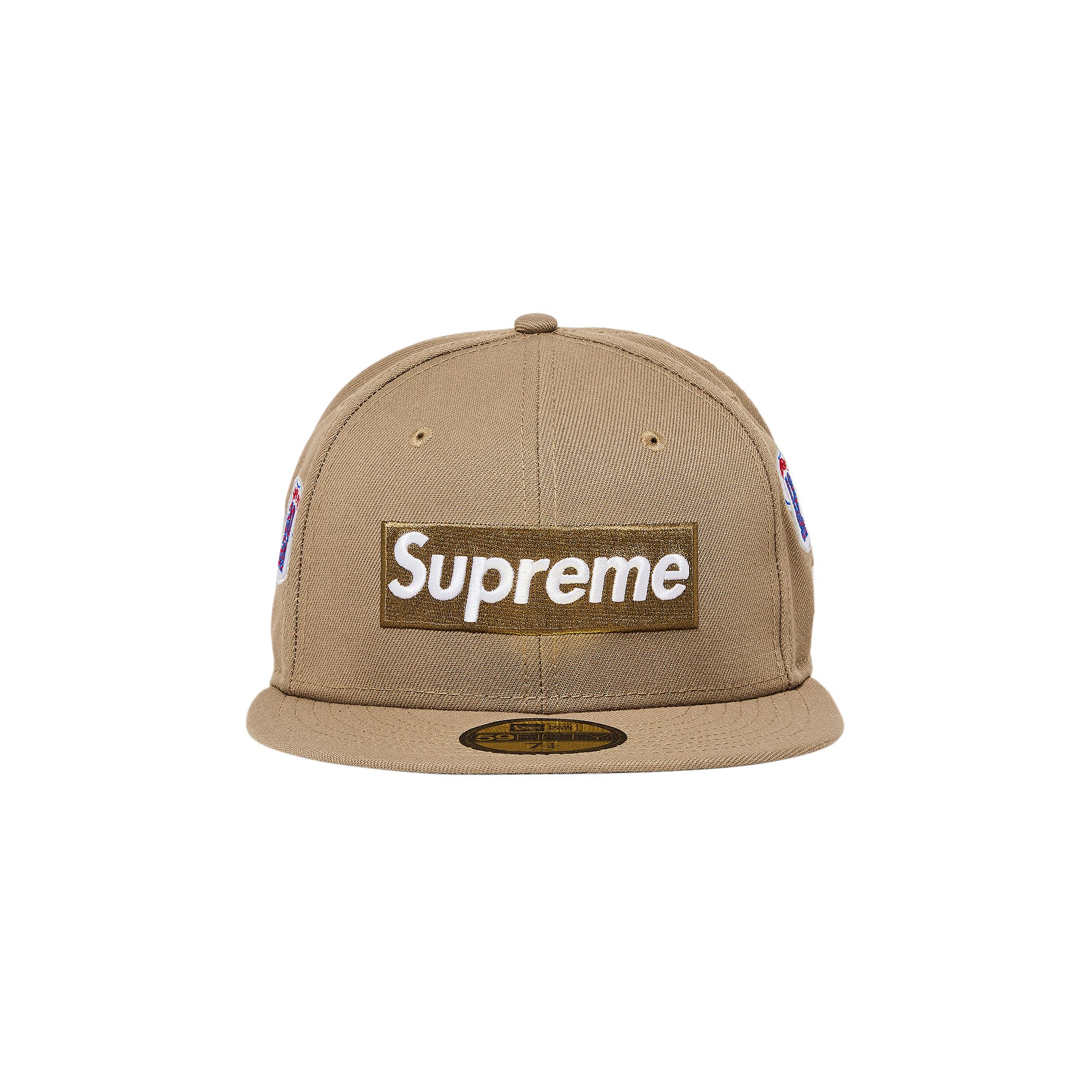 Supreme Jerseys Box Logo New Era 'Khaki' | Tan | Men's Size 7.625