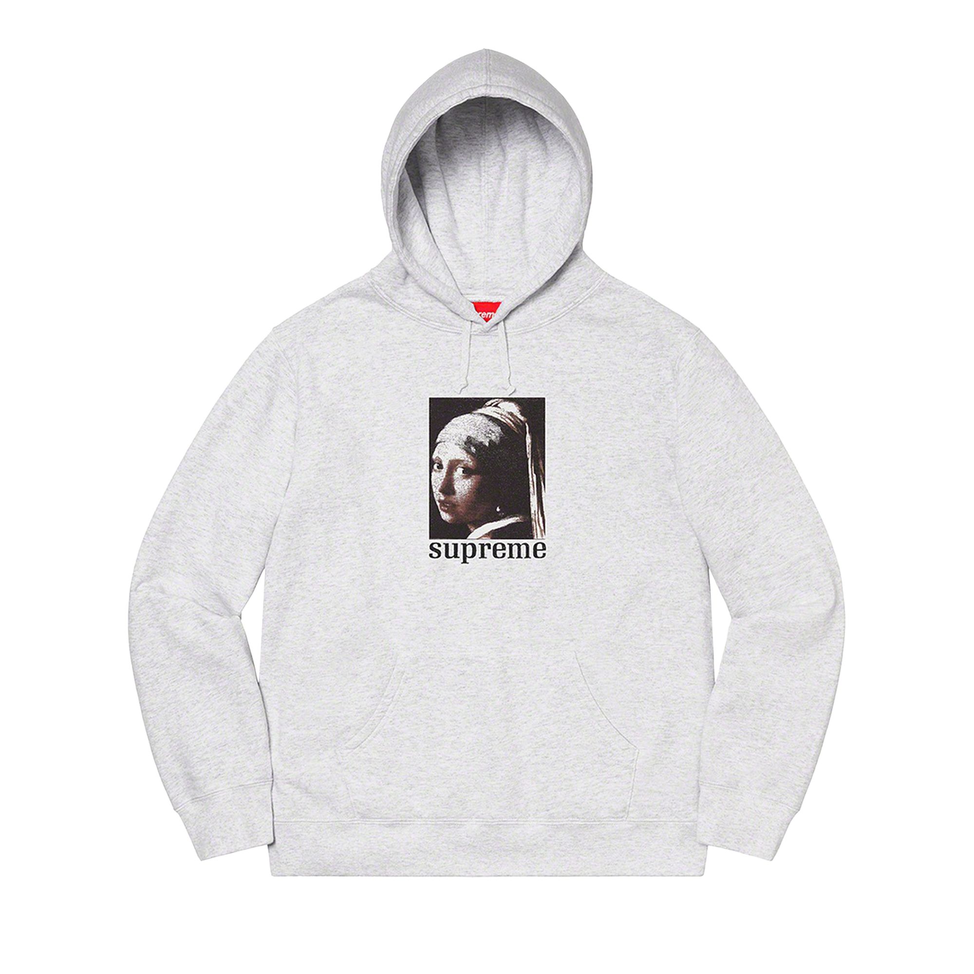 Pre-owned Supreme Pearl Hooded Sweatshirt 'ash Grey'
