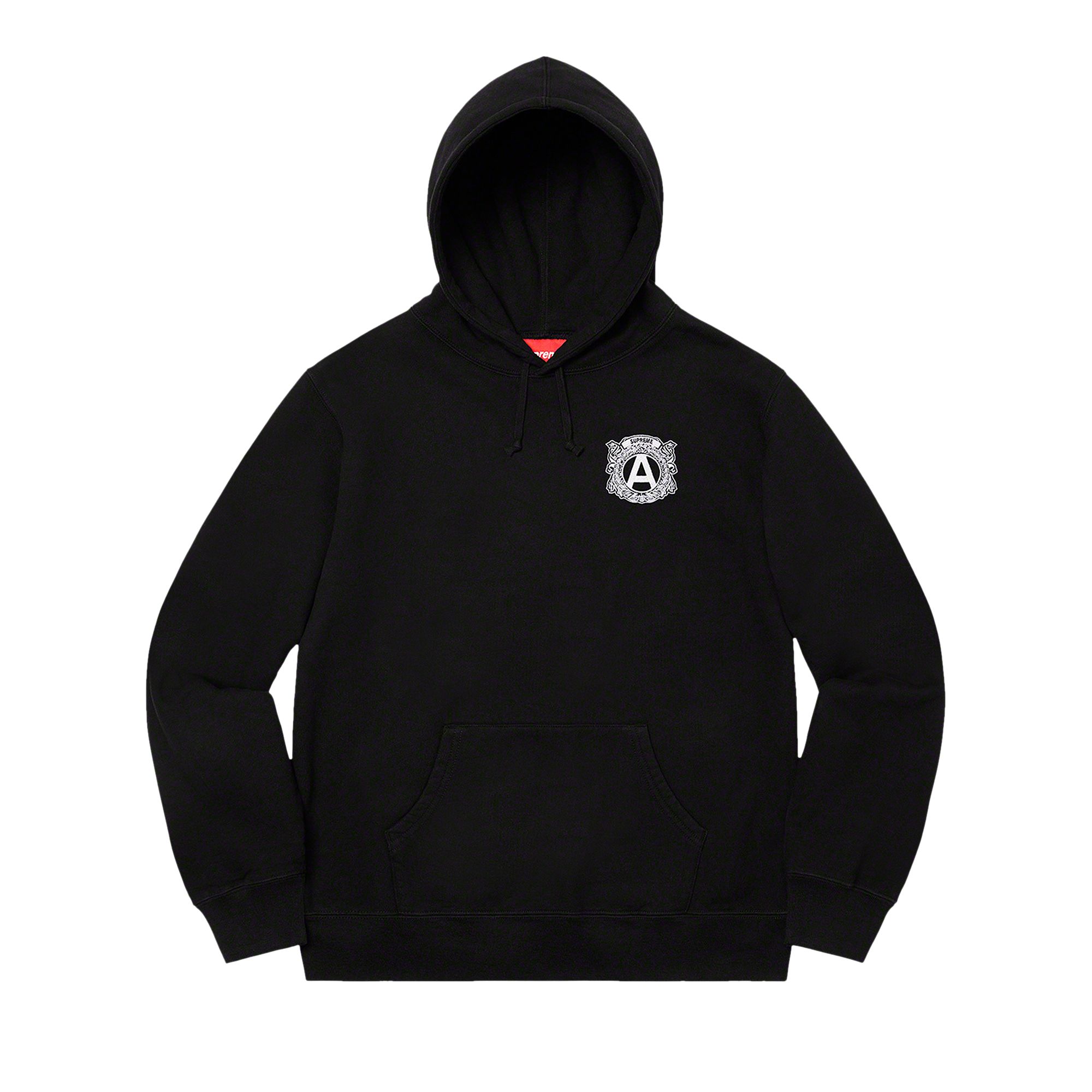 Pre-owned Supreme Anti Hooded Sweatshirt 'black' | Men's Size M