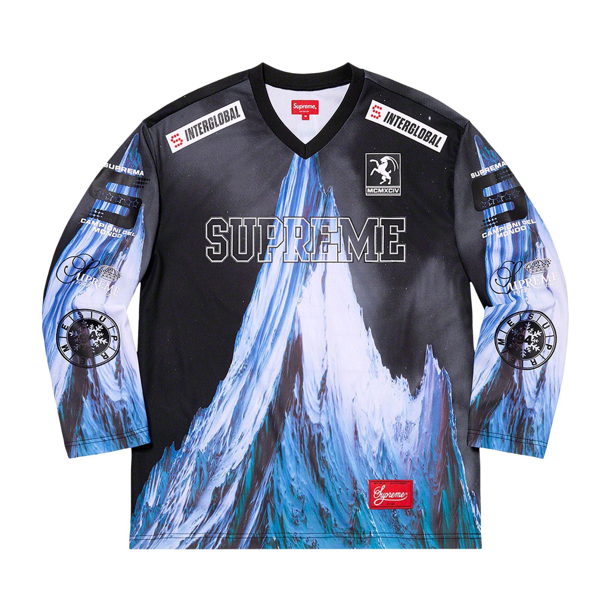 Supreme Mountain Hockey Jersey 'Black' | Men's Size XL