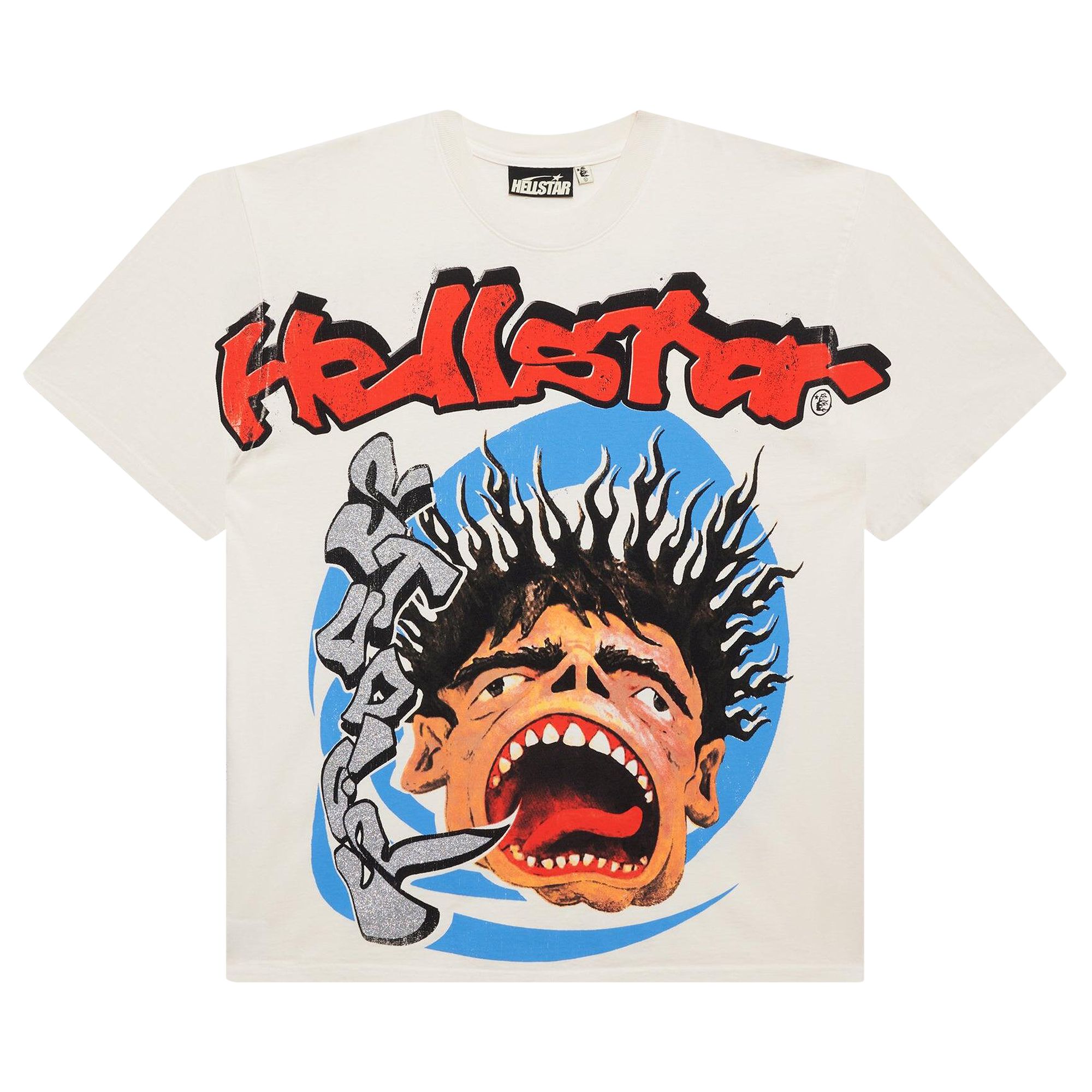 Hellstar Studios Screaming Kid T-Shirt 'White' | Men's Size S