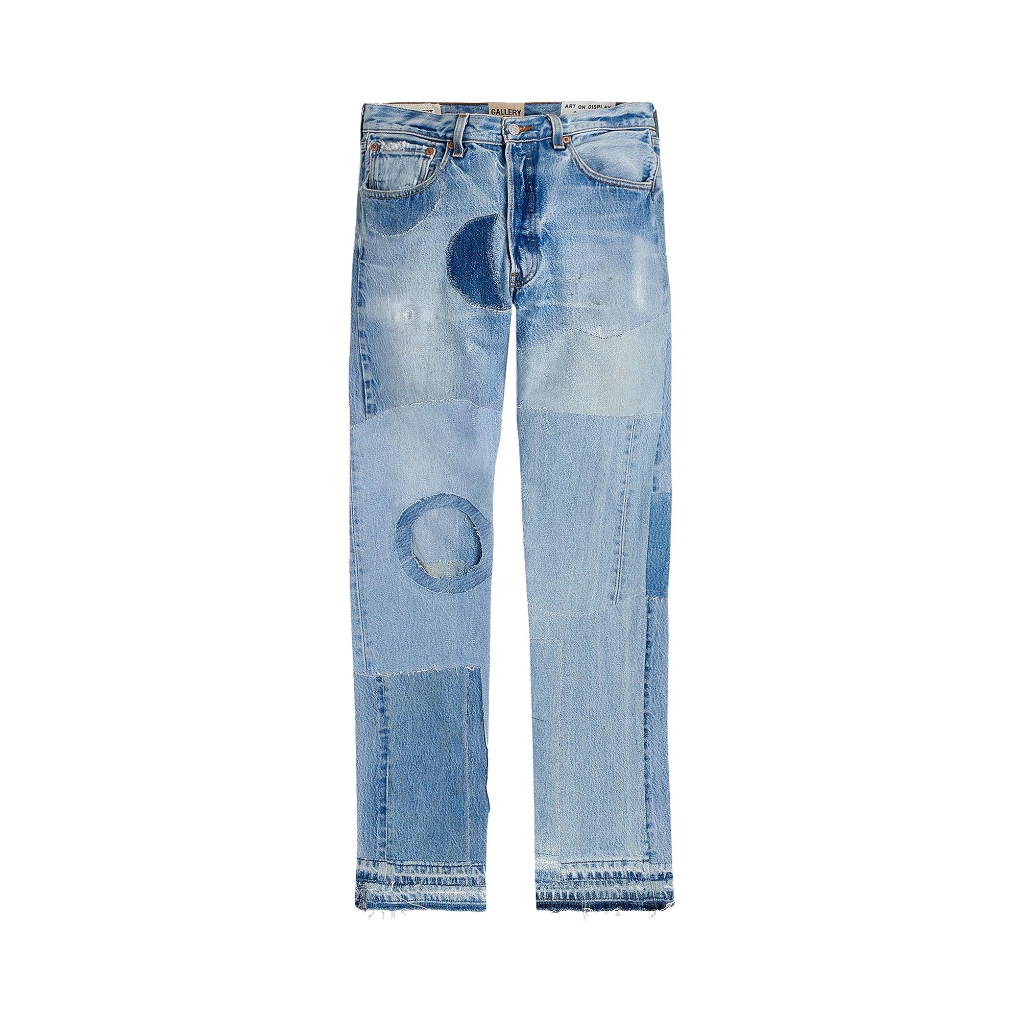 Pre-owned Gallery Dept. Jake 5001 Pants 'washed Indigo' In Blue