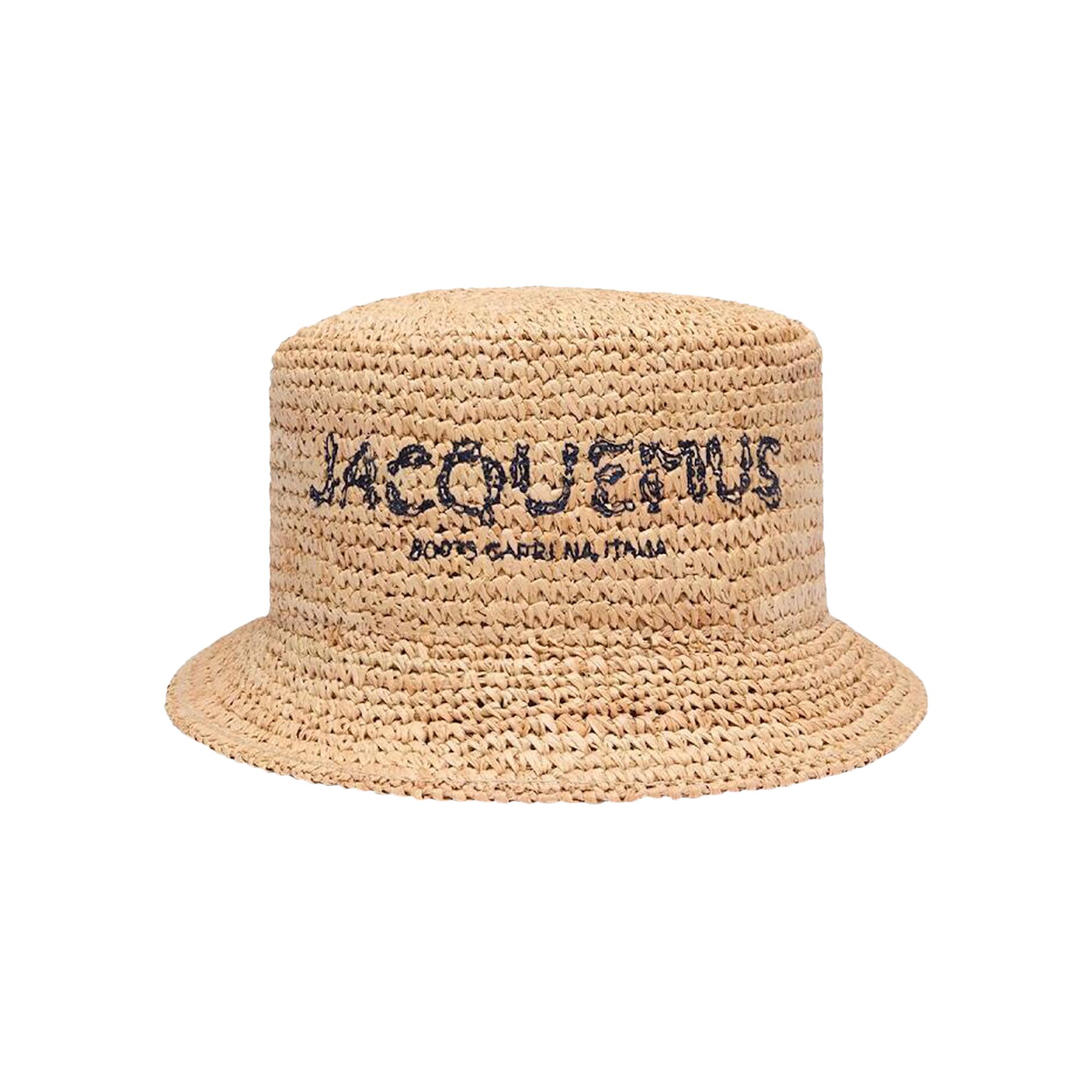 Jacquemus Le Bob Pesco Bucket Hat 'Natural' | Tan | Men's Size 58