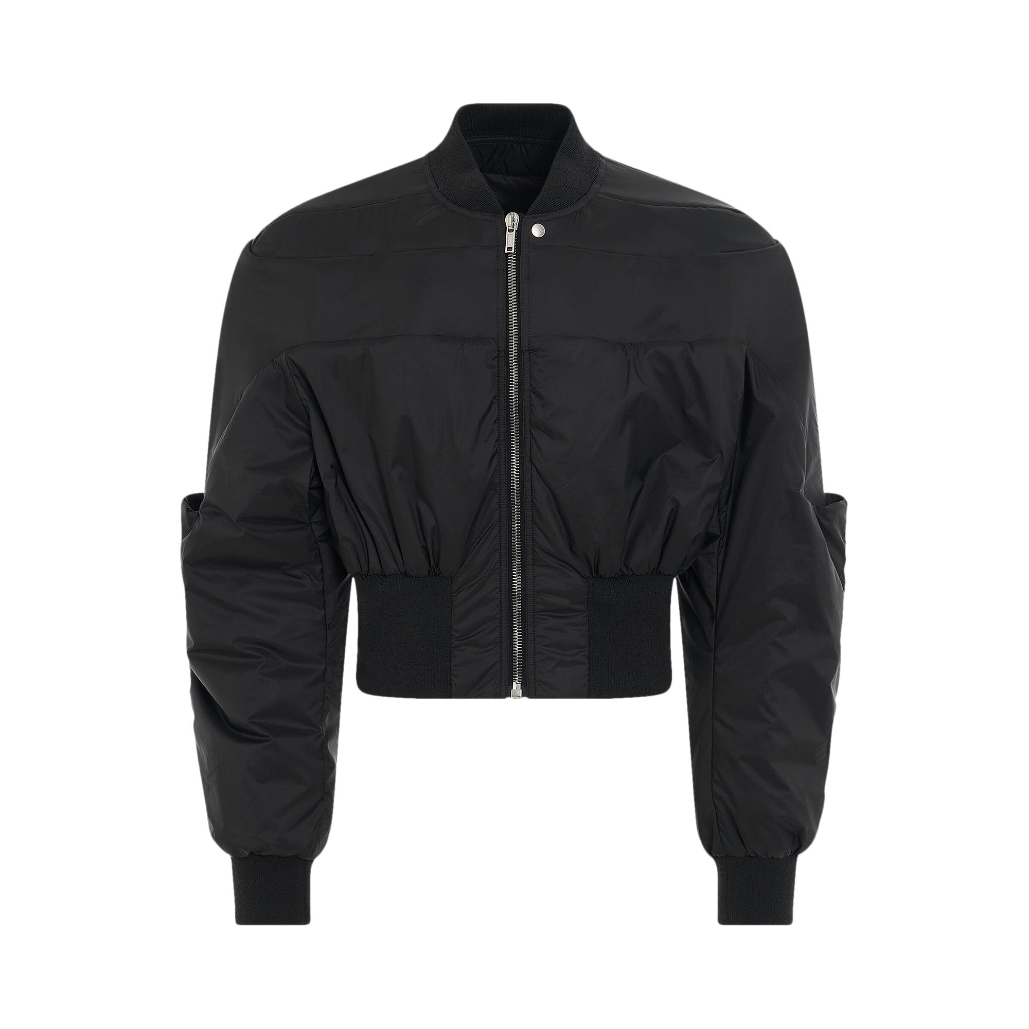 Pre-owned Rick Owens Cropped Girdered Bomber 'black' | Men's Size 50