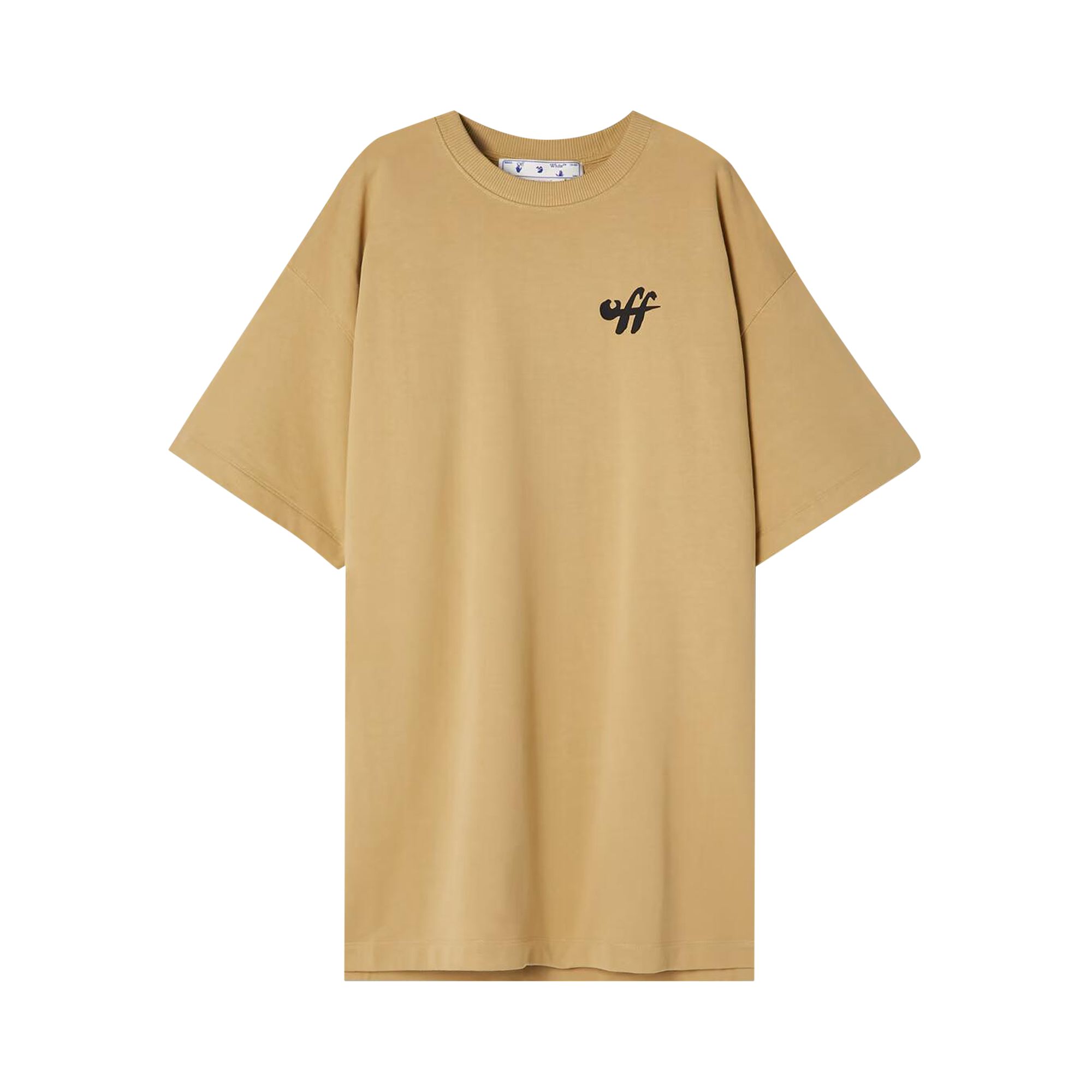 Off-White Zebra Arrow Casual Tee 'Camel/Black' | Tan | Women's Size M