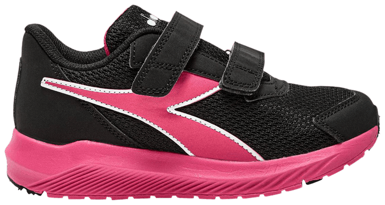 Diadora Falcon 4 V Big Kid Black Raspberry Sorbet