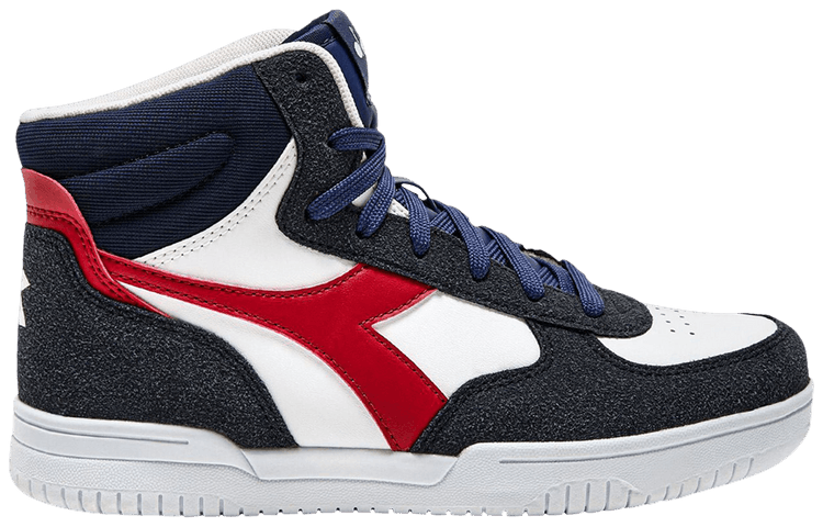 Diadora Raptor Mid Big Kid Dusty   Saltire Navy White