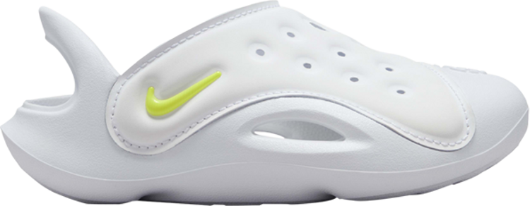 Aqua Swoosh Sandal TD White Volt