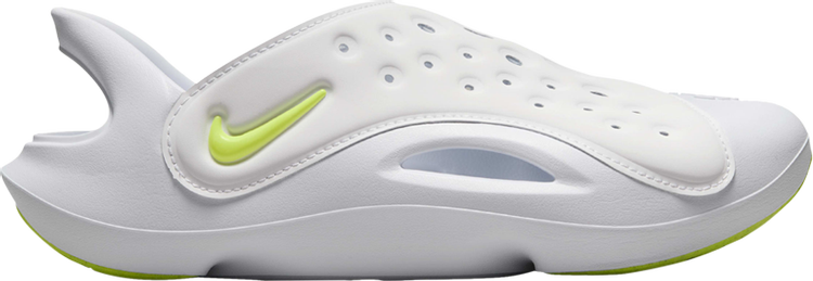 Aqua Swoosh Sandal GS White Volt