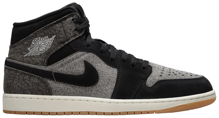 Air Jordan 1 Mid Black Denim