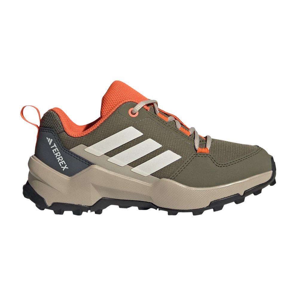 adidas Terrex AX4R K 'Olive Strata Impact Orange' | Green | Kid's Size 13.5 - IF6526
