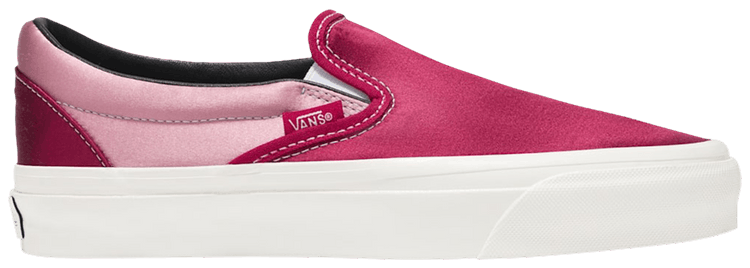 Buy Premium Slip On 98 Satin Pack Cherry Red VN0007PJYJY GOAT UK