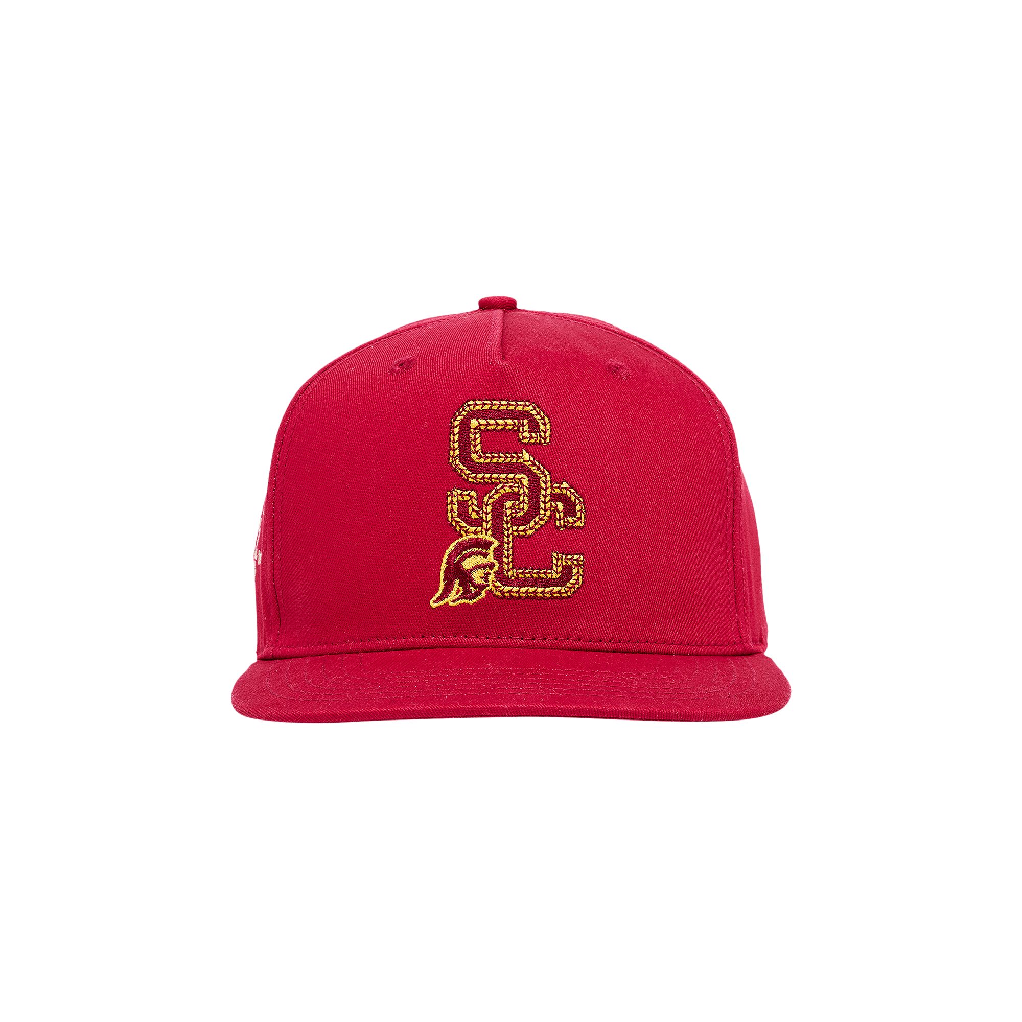 Pre-owned Cactus Jack By Travis Scott X Mitchell & Ness University Of Southern California Hat 'red'