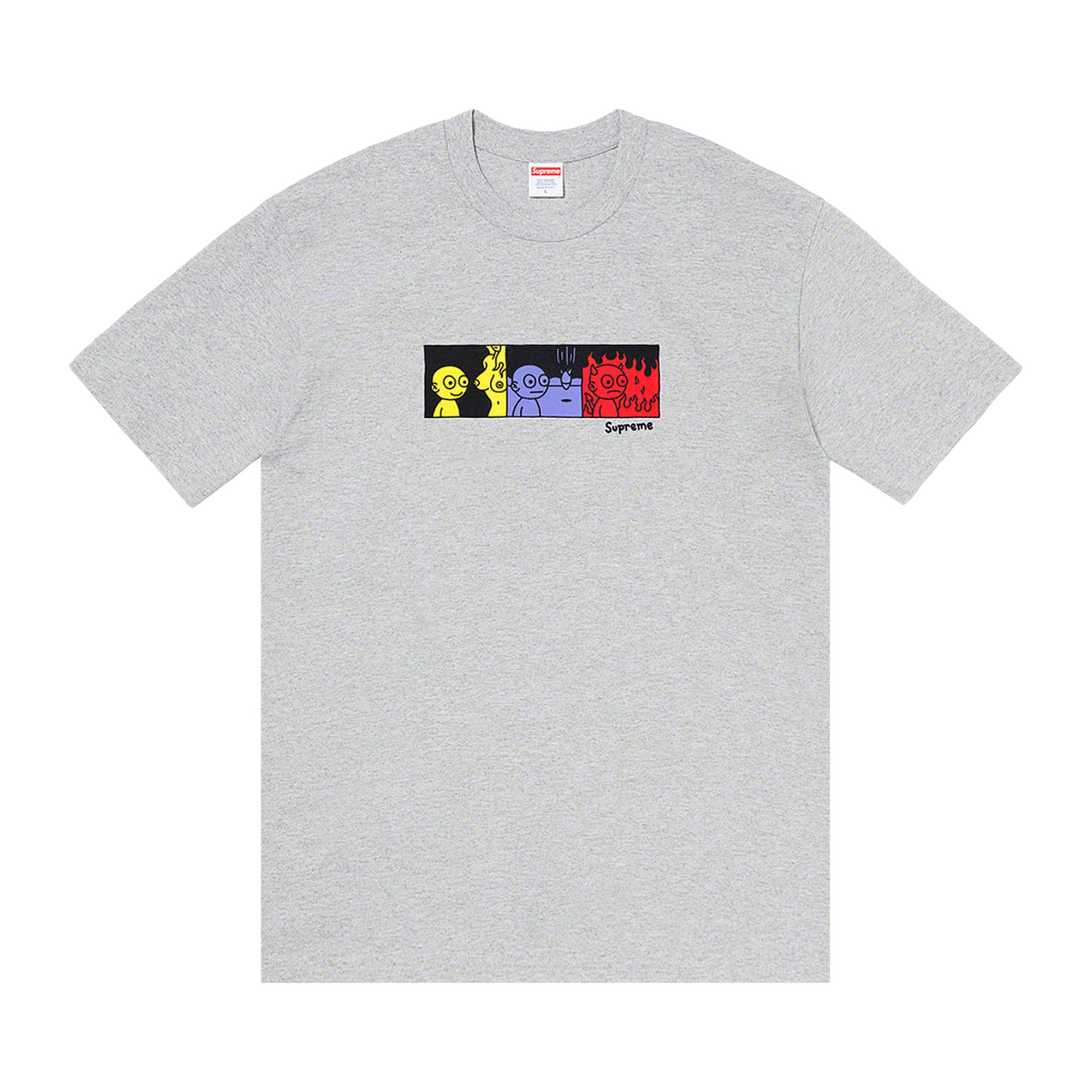 Pre-owned Supreme Life T-shirt 'heather Grey' | Men's Size Xl