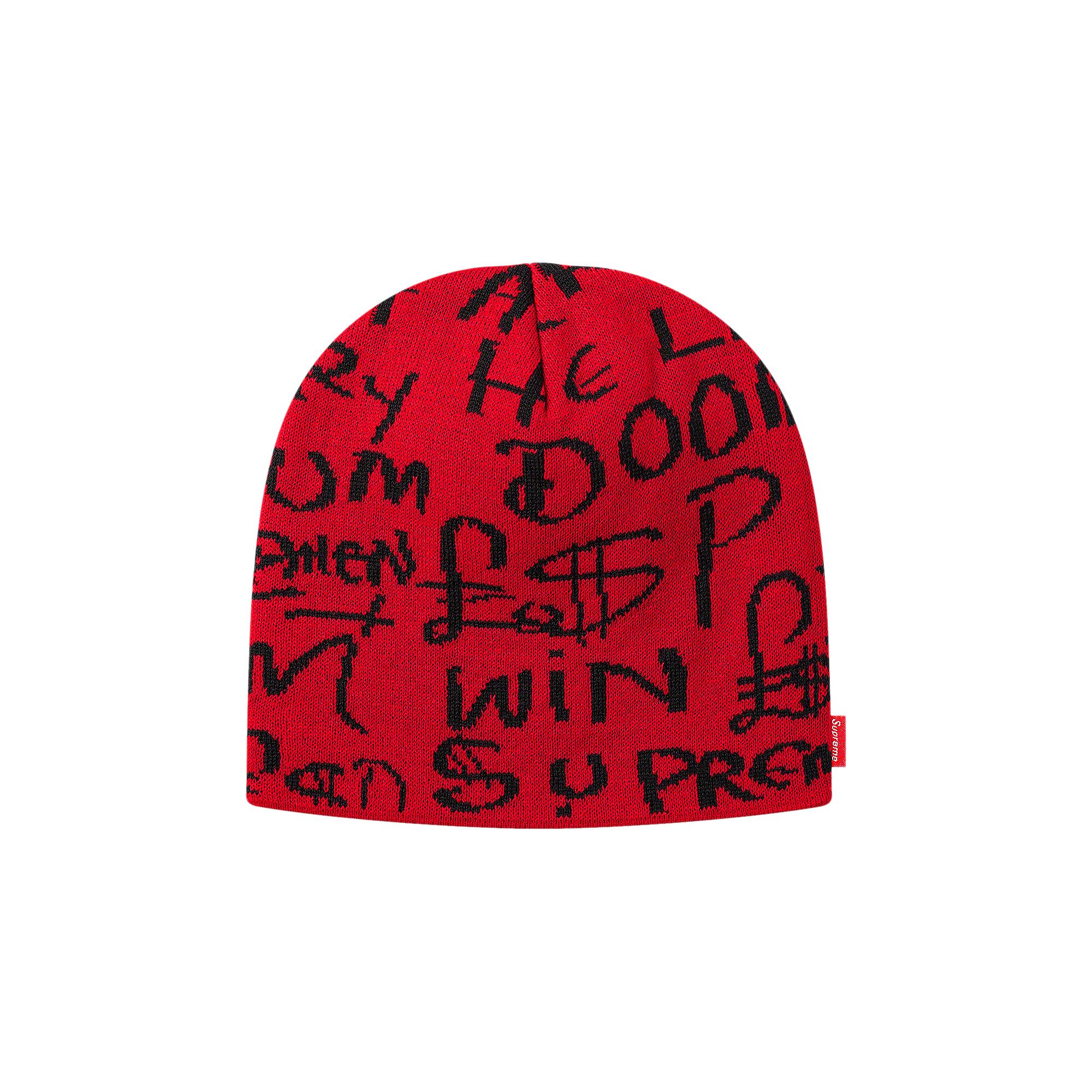Pre-owned Supreme Black Ark Beanie 'red' | Men's Size Onesize