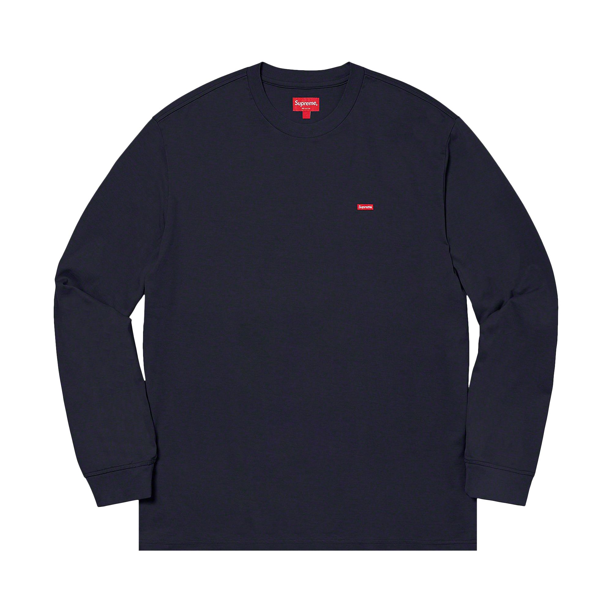Pre-owned Supreme Small Box Long-sleeve Tee 'navy' | Blue | Men's Size L
