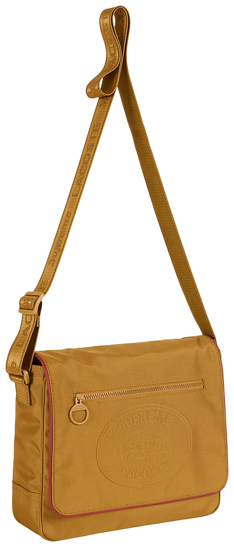 supreme×Lacoste small messenger bag gold Buy Supreme crossbody