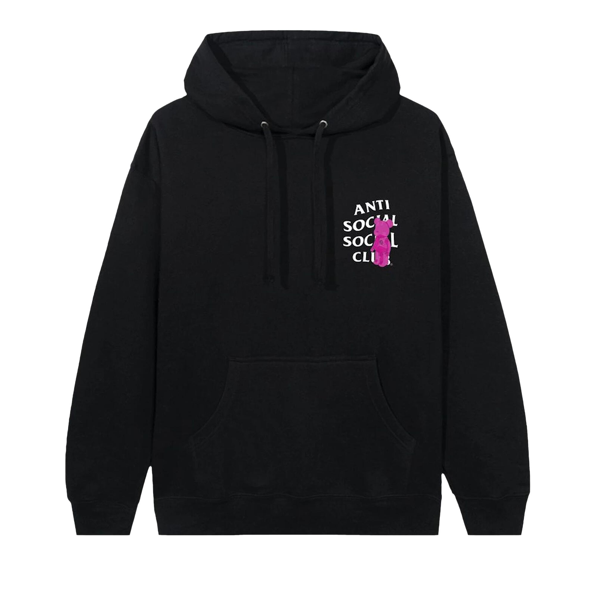 Anti Social Social Club Bearbrick Hoodie 'Black' | Men's Size XL