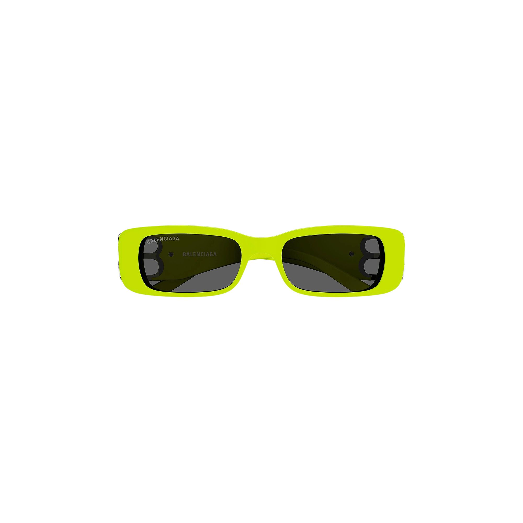 Balenciaga Rectangular Sunglasses 'Yellow/Silver/Grey' | Women's Size Onesize