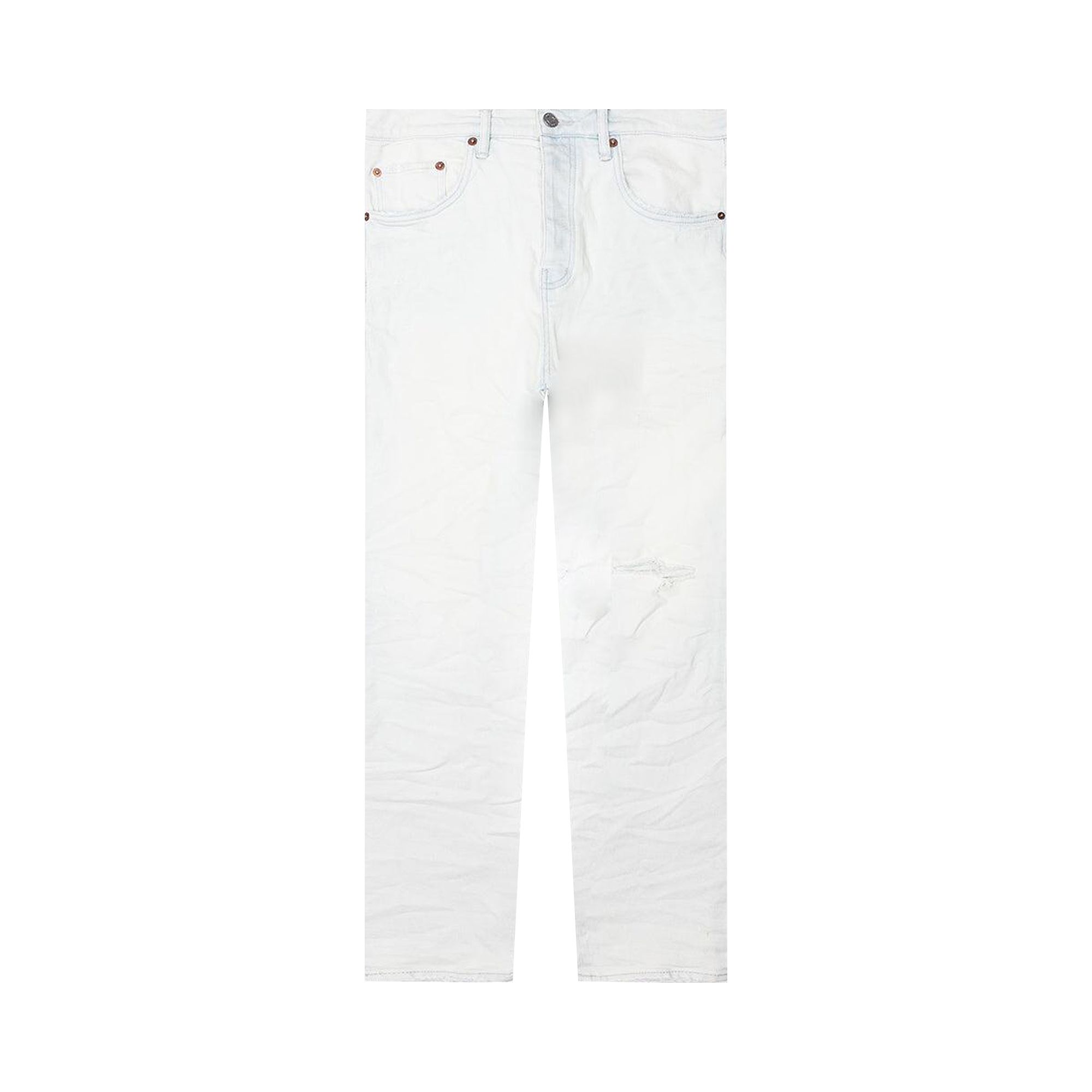 Pre-owned Purple Brand Vintage Knee Blowout Jeans 'light Indigo' | Blue | Men's Size 31