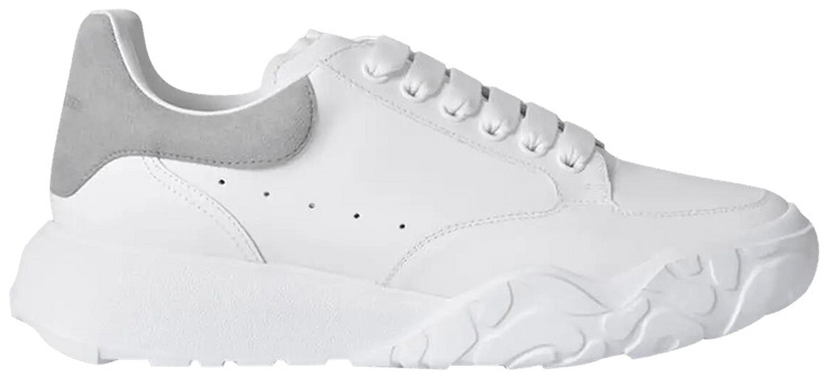 Alexander McQueen Oversized Court Trainer White Champagne