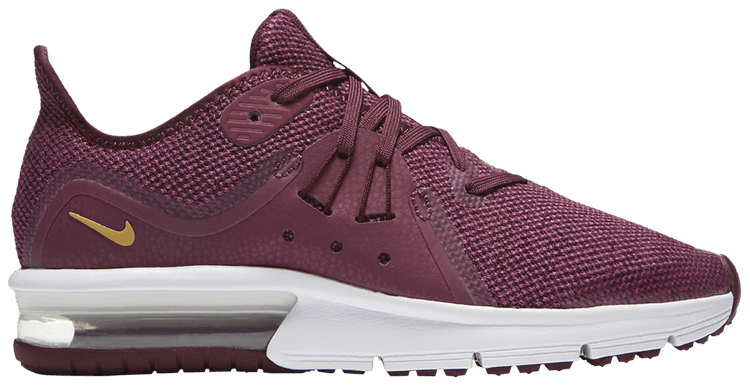 Nike Air Max Sequent 3 GS Bordeaux Metallic Gold