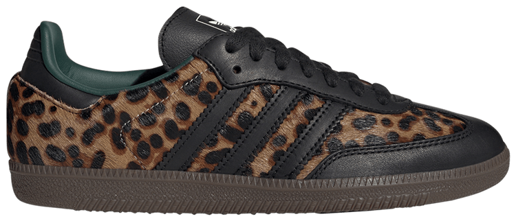 スニーカー ADIDAS Women Sneakers JI2735 CBLACK Buy Wmns Samba OG 'Cheetah Pack - Collegiate Green' - JI2735