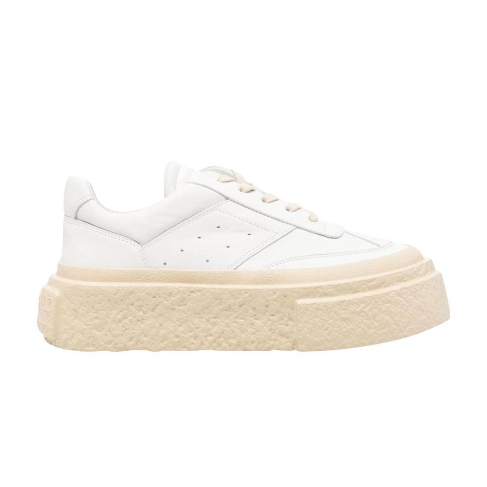 Pre-owned Mm6 Maison Margiela Wmns Gambetta Leather 'white' | Women's Size 39