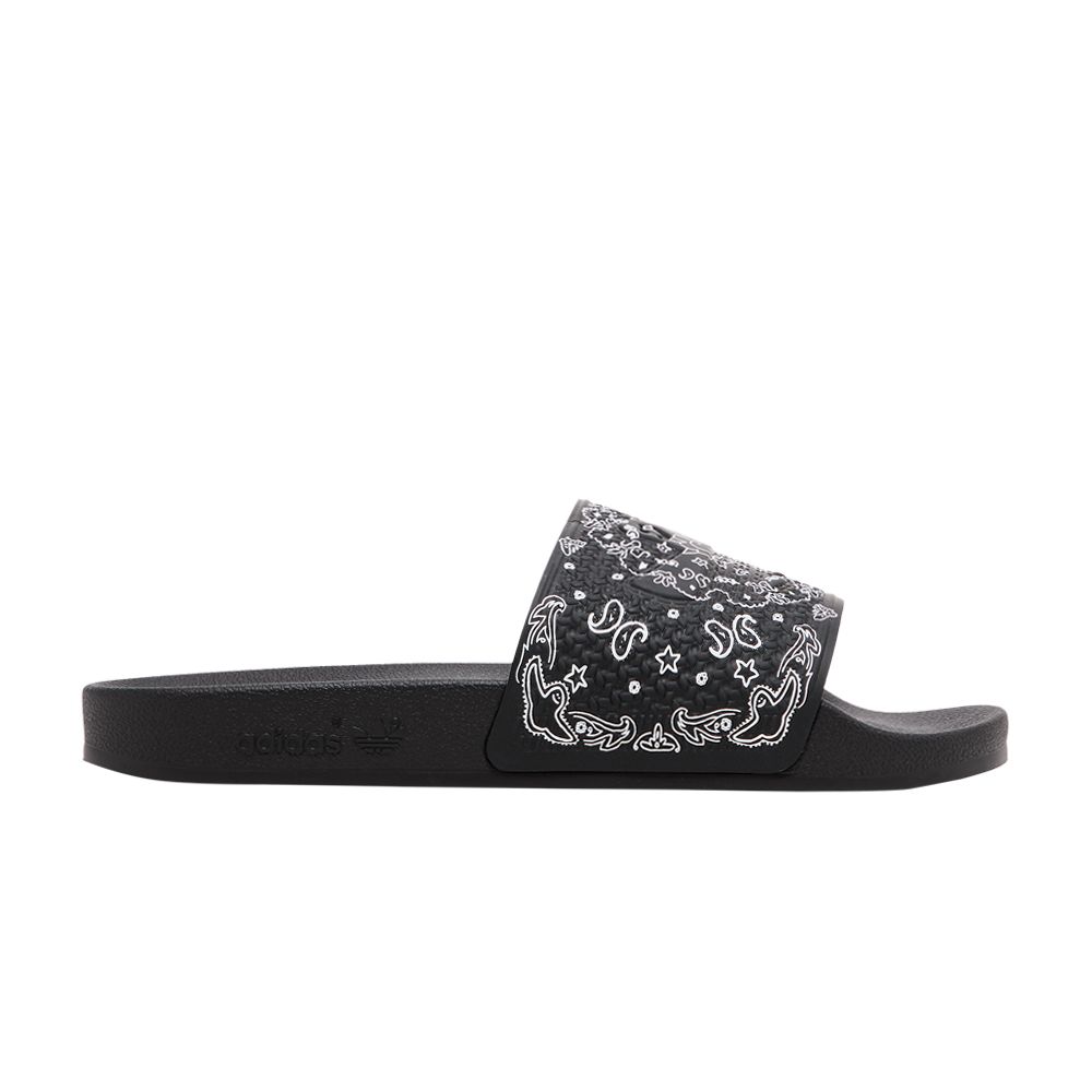 adidas Shmoofoil Slides 'Bandana' | Black | Men's Size 4.5