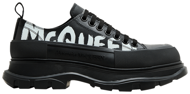 ☆【ALEXANDER MCQUEEN】☆TREAD SLICK LACE UP SNEAKER.S☆ Men's Tread Slick Lace Up in Black | McQueen CA