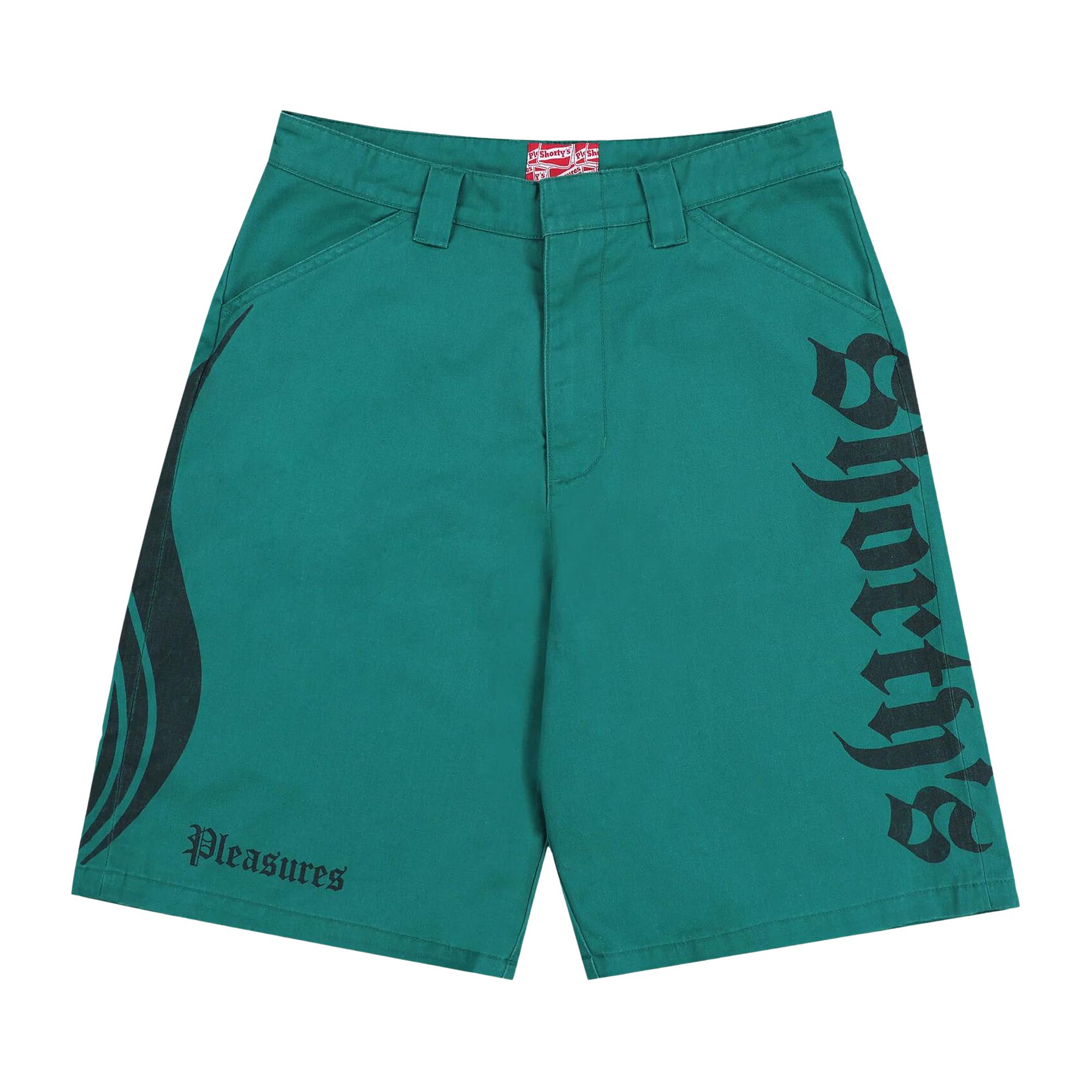 Pleasures Gutierrez Work Shorts 'Green' | Men's Size 30