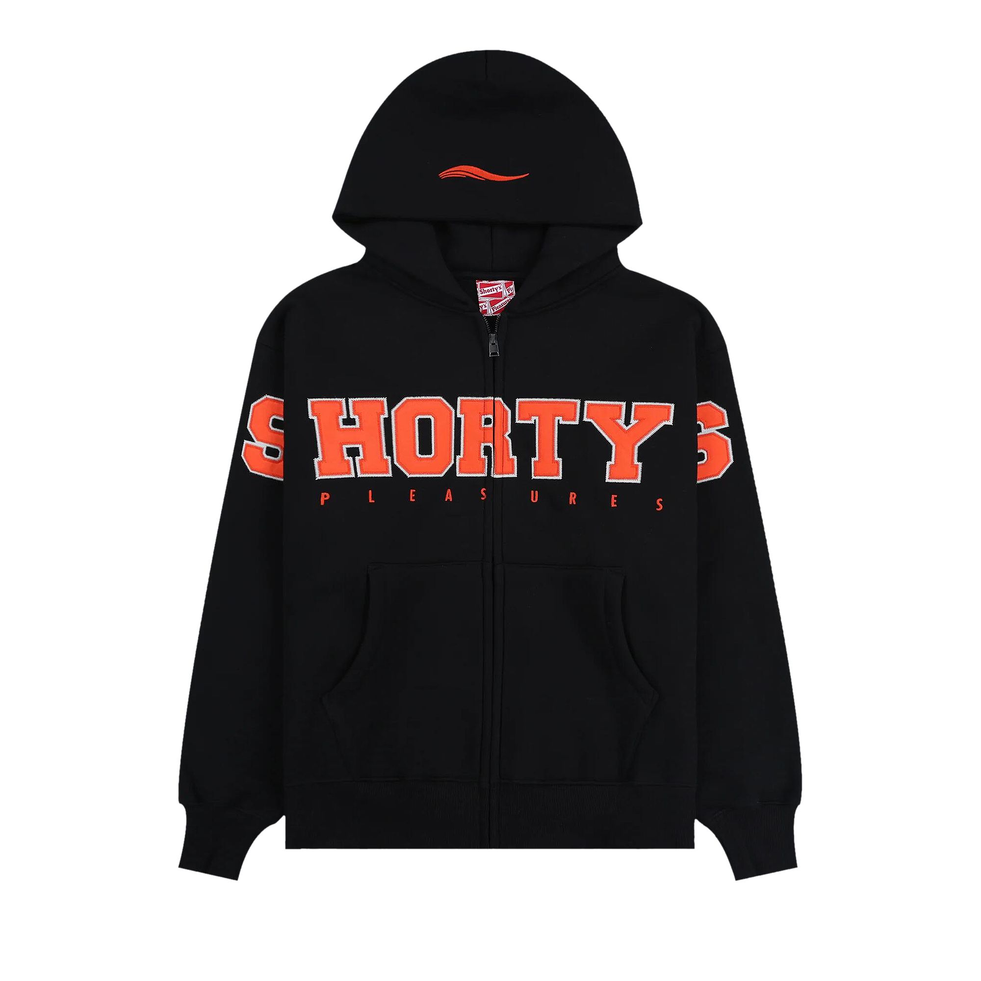 Pleasures Wave Zip Hoodie 'Black' | Men's Size XL