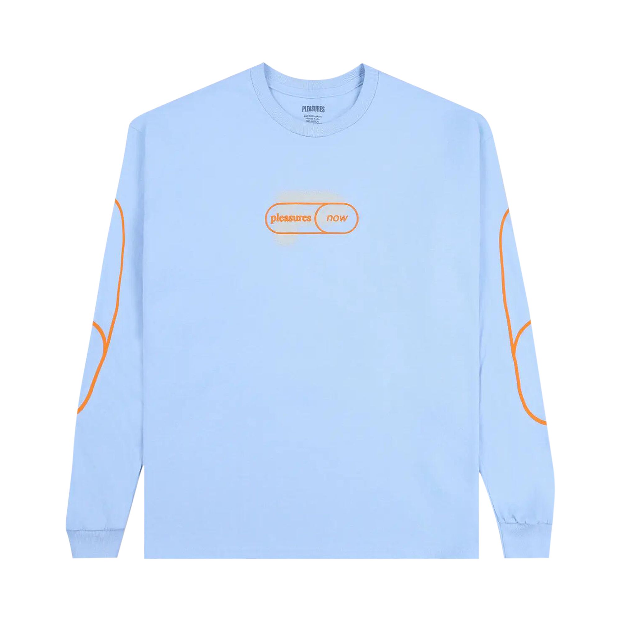 Pleasures Pixel Long-Sleeve 'Light Blue' | Men's Size L