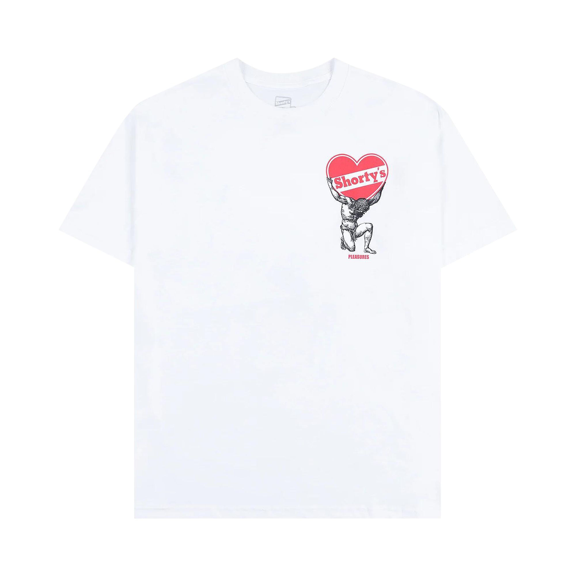 Pleasures Atlas T-Shirt 'White' | Men's Size L