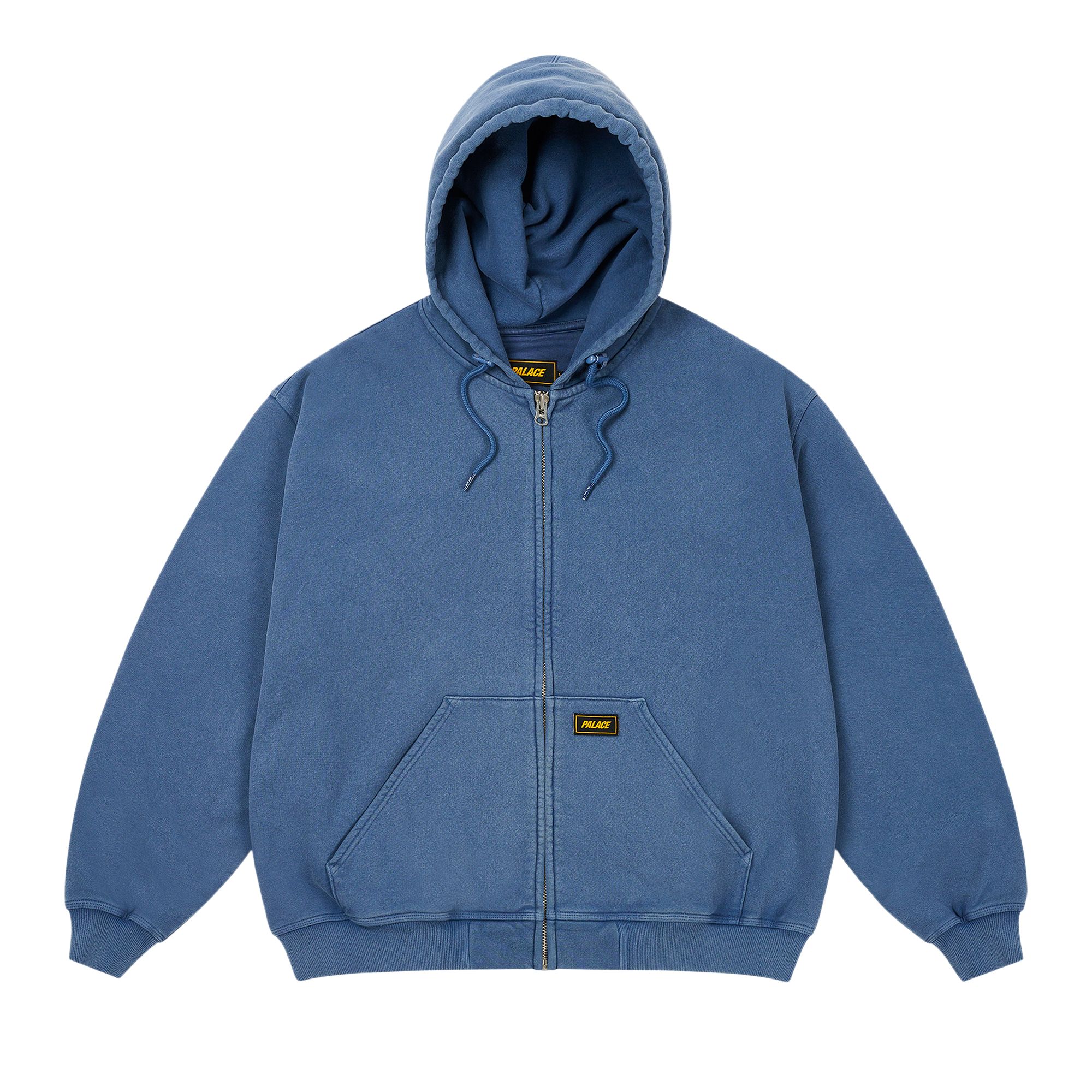 Pre-owned Palace Triple Stitch Zip Hood 'pigment Navy' | Blue | Men's Size Xxl