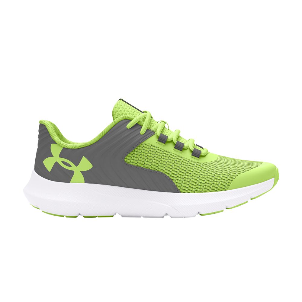 Pre-owned Under Armour Outhustle 2 Gs 'morph Green Castlerock' | Kid's Size 6.5