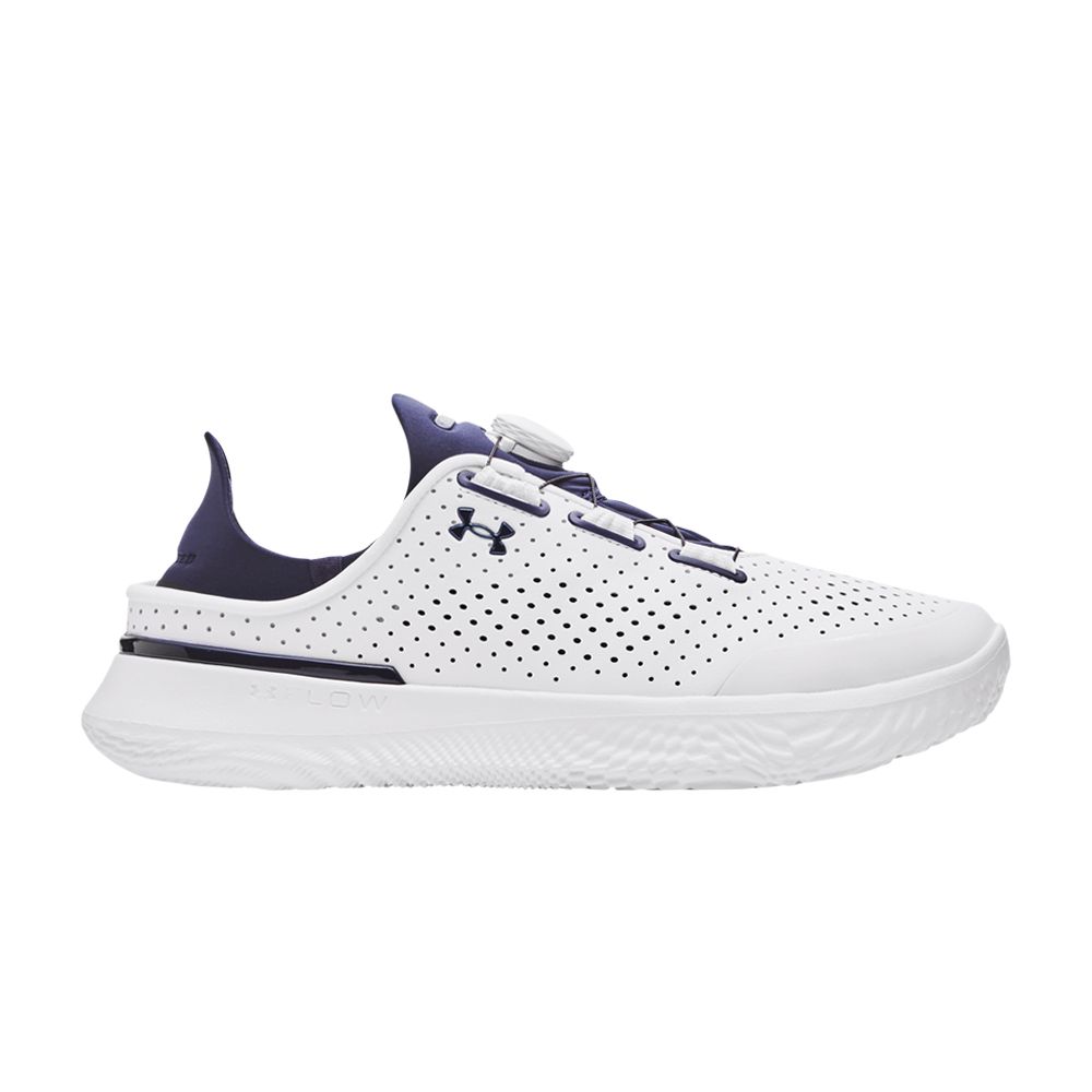 Pre-owned Under Armour Slipspeed 'white Midnight Blue' | Men's Size 10