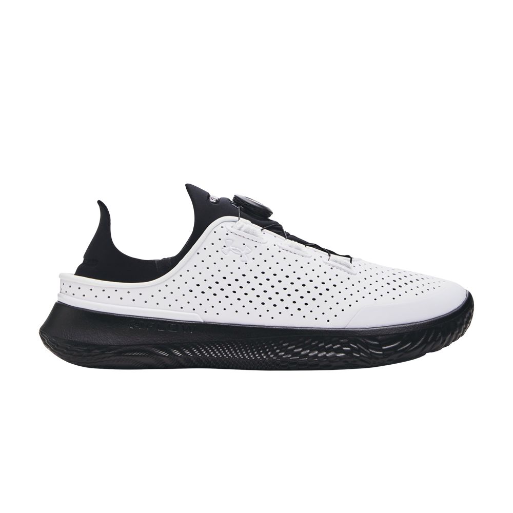 Pre-owned Under Armour Slipspeed 'white Black' | Men's Size 8