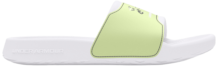 Under Armour Wmns Ignite Select Graphic Logo Slide Retro Green