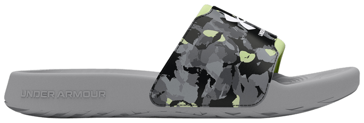 Under Armour Ignite Select Slide GS Graphic Mod Grey Retro Green