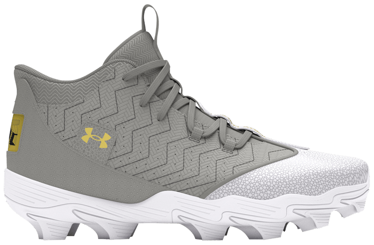 Under Armour Harper 9 RM Baseball Grey Metallic Gold