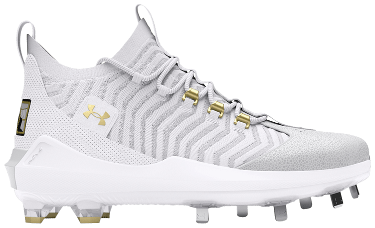 Under Armour Harper 9 Pro ST White Metallic Gold