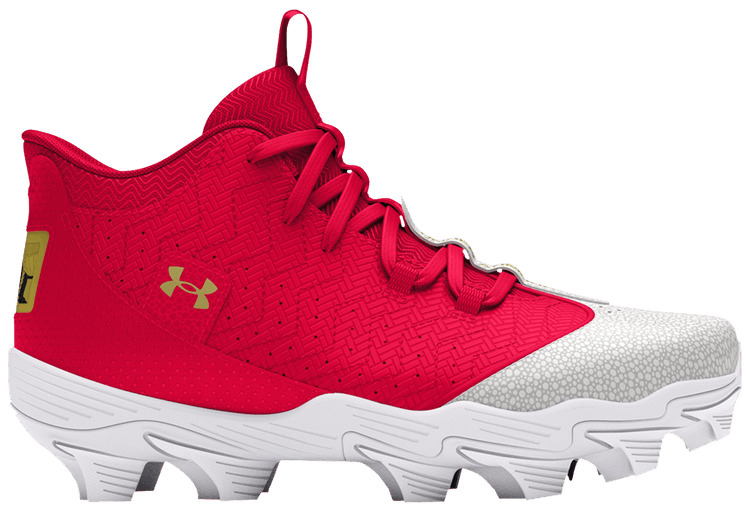 Under Armour Harper 9 RM Jr Red Metallic Gold